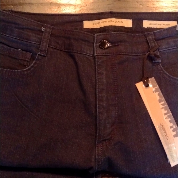 Jones New York Jeans - Lexington Straight - size 14P - Waist 14 P Regular - NWT - Picture 5 of 7
